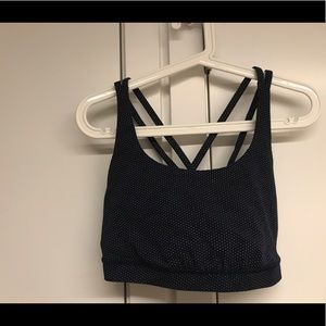 Lululemon navy Energy sports bra